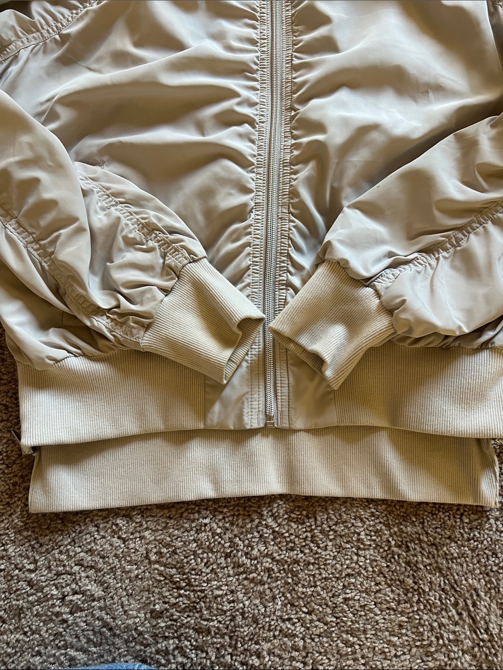 Athleta Jetset Bomber in Abalone - Picture 3 of 6